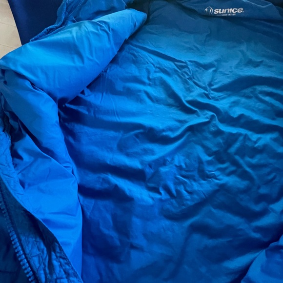 Sunice Hamilton Hybrid Climaloft Lightweight Thermal Stretch Blue Jacket  Large - Picture 7 of 11